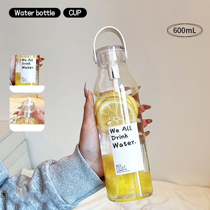 600ML Thickened Glass Water Bo - đánh giá và giá Outdoor Sport Glass Water Bottle